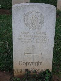 Dar Es Salaam War Cemetery - Hurlington, E